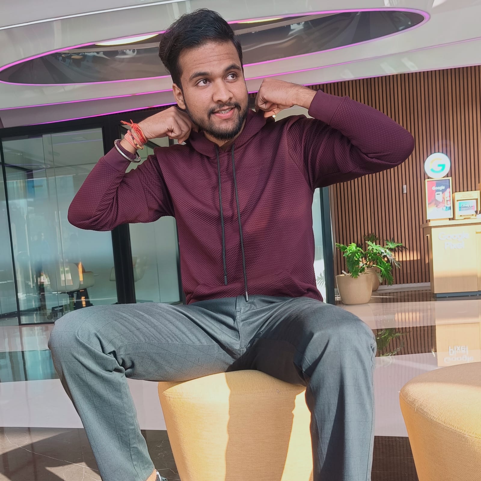 Saksham Tyagi Sit at Google